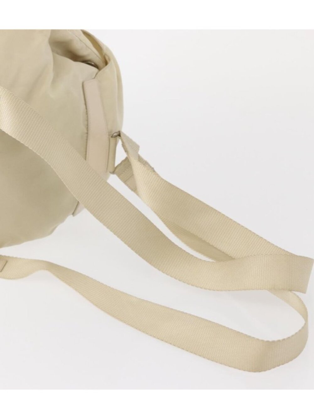 PRADA Backpack Nylon White Silver - Picture 5 of 16